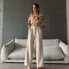 Pantalon wide leg