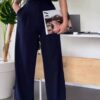 Pantalon wide leg
