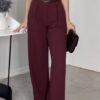 Wide leg Bordeaux